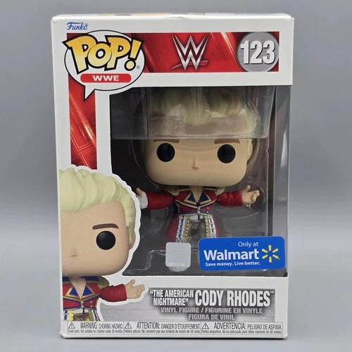 Funko Pop! WWE "The American Nightmare" Cody Rhodes #123 Walmart Exclusive Vinyl
