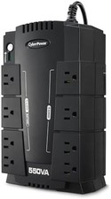 Standby UPS Battery Backup Surge Protector 550VA 330W 8 Outlets
