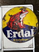 Erdal Emailschild Werbung Reklame Antik