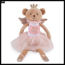 Tooth Fairy Plush Bear 14 Inch Soft Sparkles Crown Wings Girls Tooth Holder