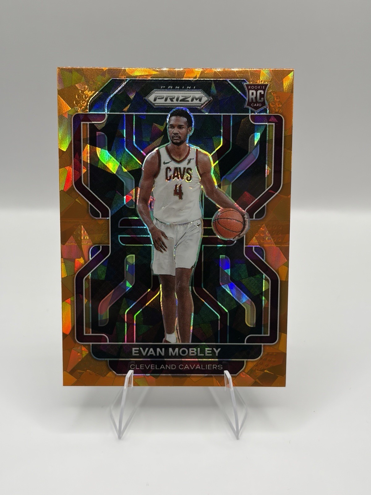 2021-22 Panini Prizm - Evan Mobley #325 Orange Ice Prizm (RC)