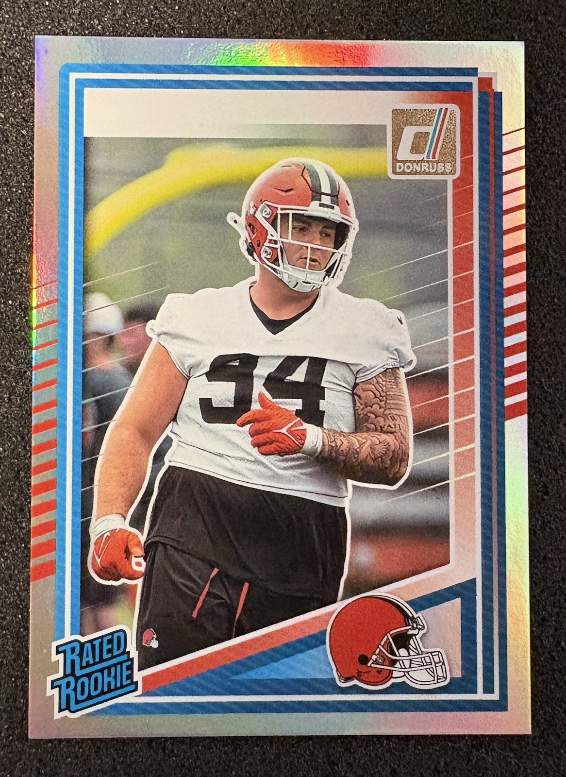 Mason Graham - 2025 Panini Donruss - Rated Rookie No Name Foil #340 (RC)