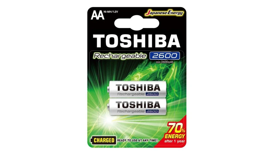 4904530594724 Akumulator Ni-MH R6 / AA R2U 1,2V 2600mAh /2szt./ TOSHIBA - Photo 1/1