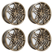 20x9 Str Racing 802 Satin Bronze 27 5x112 Wheels Set Of 4 Audi Mercedes Vw 20x9 Str Racing 802 Satin Bronze 27 5x112 Wheels Set Of 4 Audi Mercedes Vw