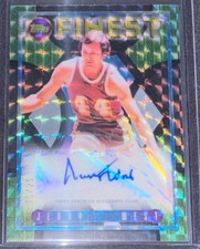 2023-24 Topps Finest - Flashback Autographs Jerry West Black Refractor /25 (AU)