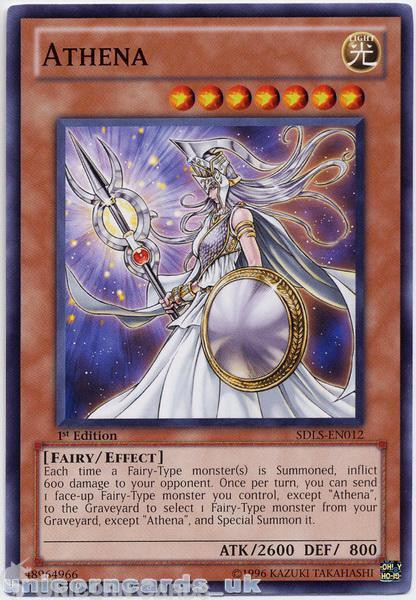 SDLS-EN012 Athena 1st Edition Mint Yu-Gi-Oh! Card