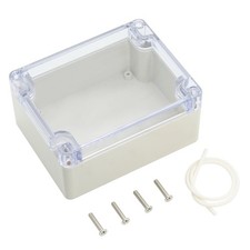 LeMotech ABS Plastic Junction Box, Dustproof 4.53" x 3.54" x 2.16", Clear