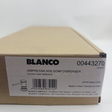Blanco  Empressa Deck Mounted Soap Dispenser in Satin Dark Steel. 443270