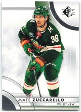 2023-24 SP Hockey #54 Mats Zuccarello Minnesota Wild
