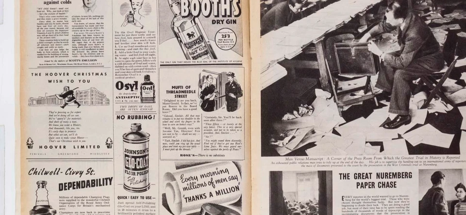 Vivien Leigh GRACIE FIELDS Nuremberg Trial PICTURE POST MAGAZINE December 1945 - Image 4 of 4