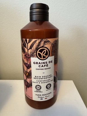Yves Rocher Grains de Café Sulfate-Free Vegan Hydrating Shower Gel Coffee 400ml