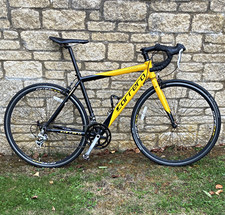 Carrera TDF Road Bike 700C 54cm Yellow/Black Drop Bar Rim Brake Derailleur