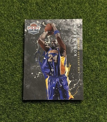 2012-13 Panini Past & Present Kobe Bryant Raining 3's Black Parallel Lakers