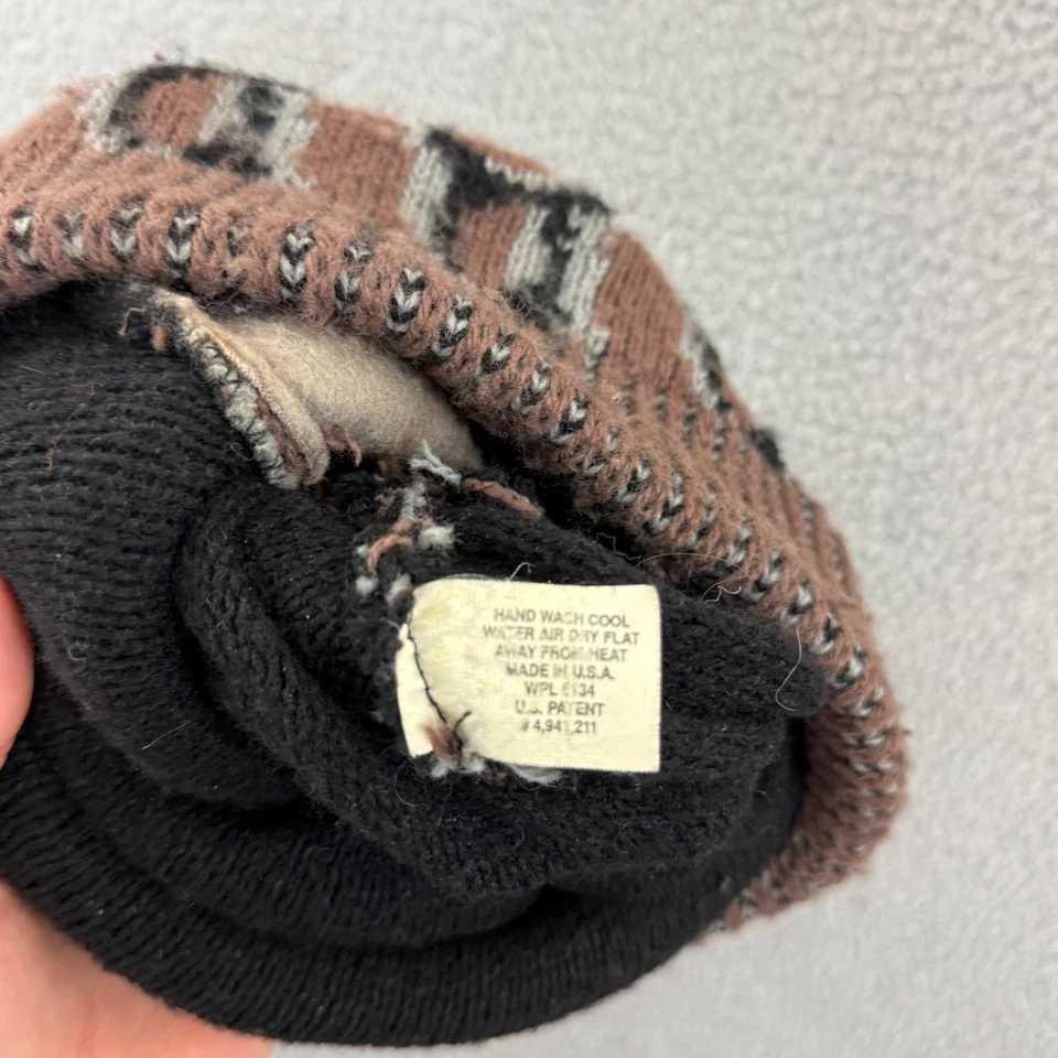 Vintage Mossy Oak Face Mask Men Camo Realtree Hunting Outdoor 90s Hat Fleece USA - Image 4 of 4