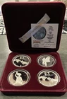 E.T. Limited Edition 1988 Proof Silver Rounds Set 1oz .999 Rarities Mint COA
