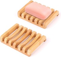 2 StüCk Naturbambus Aus Holz, Seifenschale, Seifenschale, FüR KüChe, Ba