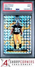2024 PANINI MOSAIC PRIZM #233 GREG LLOYD POP 1 PSA 9