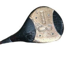 Vintage Golf 3 Wood Scottish George Nicoll Leven Right Handed Steel Shaft 