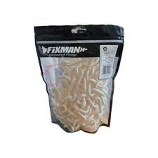 Fixman 568185 White Plastic Barrier,Construction Lightweight Chain 6mm x 5m