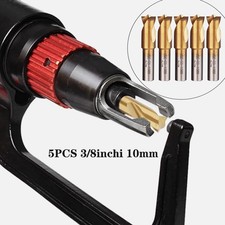 5pcs Hss Spot Weld Drill Bits Spot Weld Removal Tool 38-inch 10mm