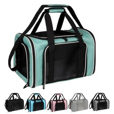 Cat, Dog Carrier for Small Medium Pet 18.0"L x 11.5"W x 11.5"H, Green