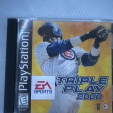 EA Sports Triple Play 2000 Sony PlayStation 1 Disc & Case E NTSC-U/C 2000