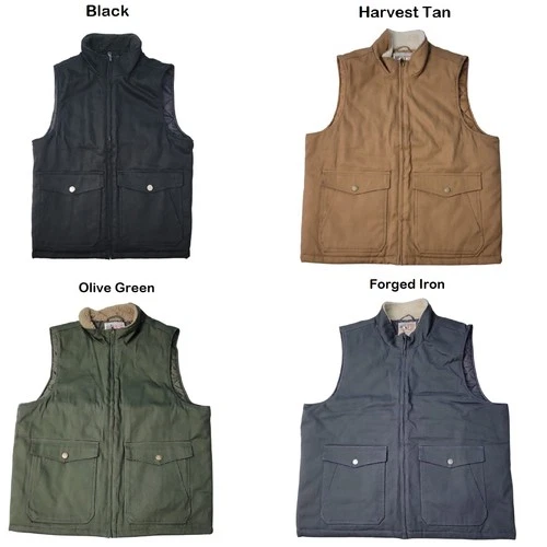 WP WEATHERPROOF Men's Sherpa Collar Full-Zip Workwear Vest - product listing photo