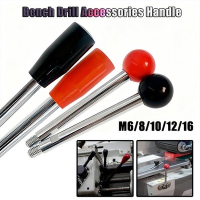 M6-16 Bench Drill Accessories Handle Bar Red/Black Machine Tool Work Handle