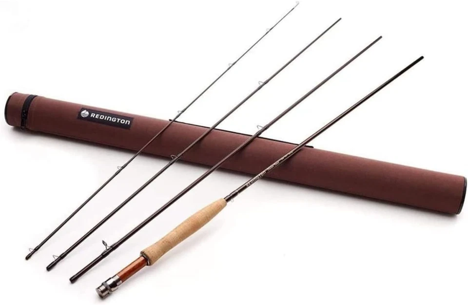 Fly Fishing Rod Graphite 7.5ft 4-Piece Medium Action Case Included - Image 2 of 4