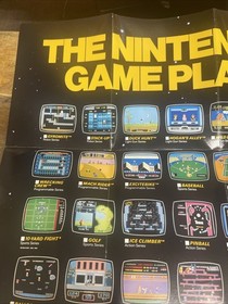 Vintage 1986 The Nintendo Game Plan Size 11&rdquo;x16&rdquo; NES Poster With Gumshoe