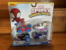 Disney Junior Marvel Spidey His Amazing Friends Amazing Metals 4pk Vehicle