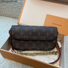 Louis Vuitton Monogram Canvas Ivy Chain Shoulder Crossbody Women
