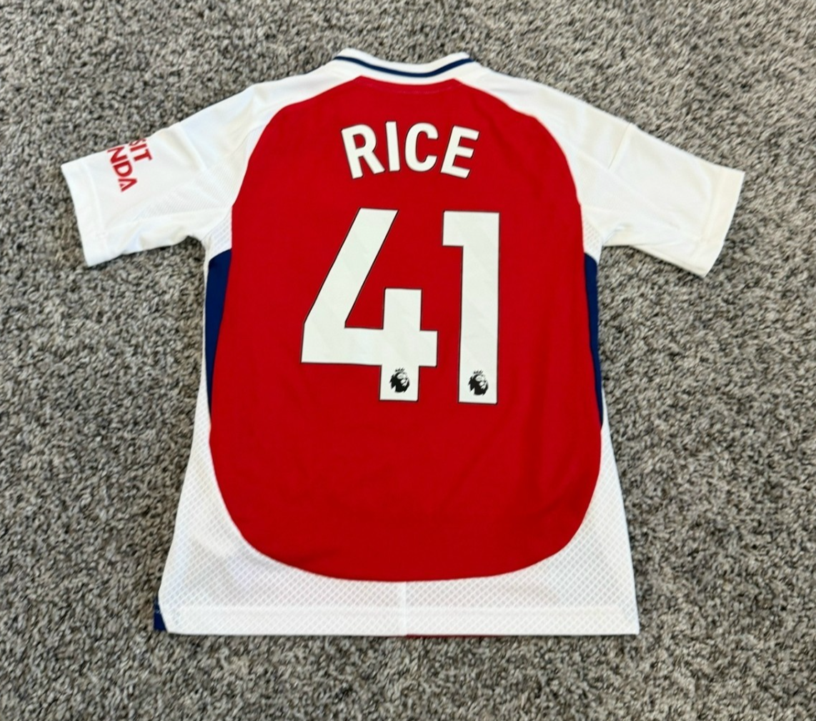 Adidas x Arsenal Short Sleeve Round Neck Arsenal FC #41 Rice