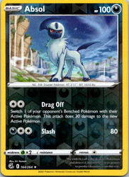Absol 164/264 Fusion Strike Reverse Holo Rare