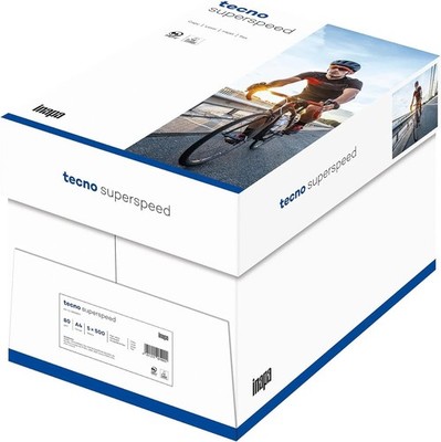 inapa Drucker Kopierpapier tecno Superspeed A4 5x500 Blatt hochweiß