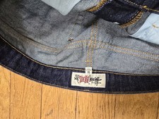 Stussy Big Ol Jean Shorts Mens Size 36 Rinsed Indigo 10.5-inch Inseam