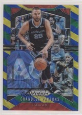 2019-20 Panini Prizm Choice Blue Yellow & Green Chandler Parsons #140 15fy