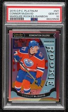 2015 O-Pee-Chee Platinum Marquee Rookies Rainbow Connor McDavid #M1 PSA 10 h3a