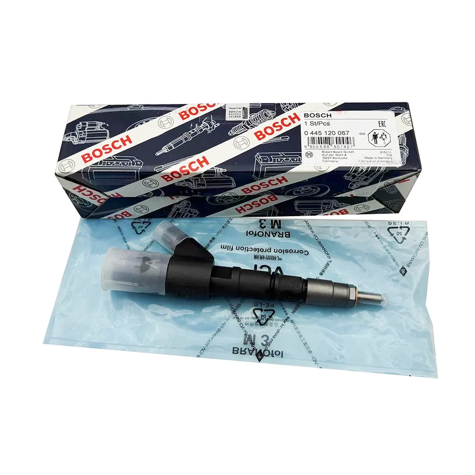 4 piezas inyectores de combustible 0445120067 20798683 para excavadora Volvo D6E EC210 EC210B KHD Foto 2 de 4