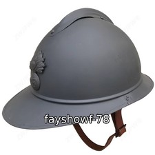 WWI French Gray Adrian Helmet Iron Replica Military Soldier Type M1915 Infantry