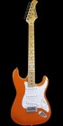 Amati Model #100STOR ST Style Electric Guitar Lazarus Orange Finish w/bag +
