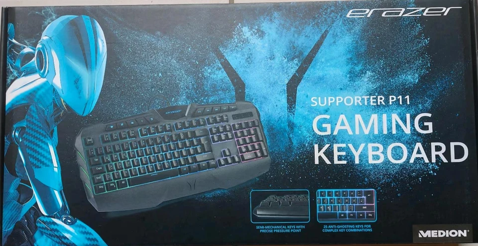Erazer Gaming Keyboard Supporter P11 Black - Bild 2 von 3
