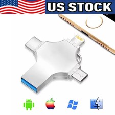 USB 3.0 Flash Drive 128GB Type C Memory Photo Stick for iPhone Android iPad Lot