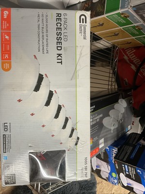 COMMERCIAL ELECTRIC 6  6 Pack Led  1005591797