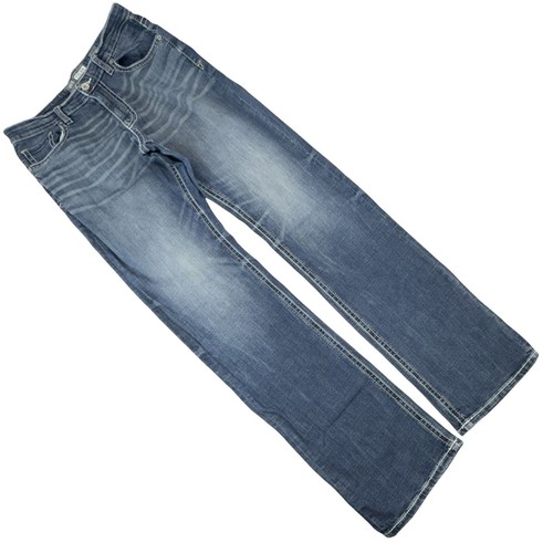 BKE Denim Buckle Herren Tyler Straight Leg Jeans 33XXL (eigentlich 34x36,5) distressed - Bild 5 von 12