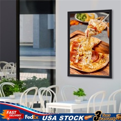 LED Light Box Restaurant Supermarket Movie Poster Display Frame Menu Sign Board