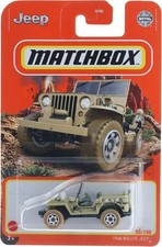 2022 Matchbox 1948 Willys Jeep Mbx Off-road 50100 Tan 2022 Matchbox 1948 Willys Jeep Mbx Off-road 50100 Tan