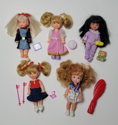   Mattel Barbie Kelly Club Friends Doll Lot- melody Jenny Accessories Vtg 90s 