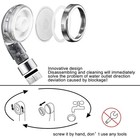 New Shower Head 3 Mode High Pressure 40% Water Saving Filters Adjustable Ionic