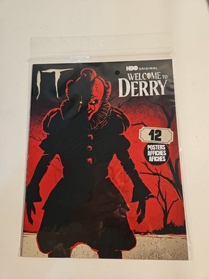 IT Welcome To Derry Poster Booklet Set Of 12 Posters HBO Original 